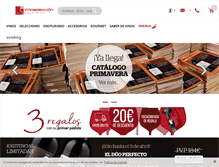 Tablet Screenshot of anta-banderas.vinoseleccion.com